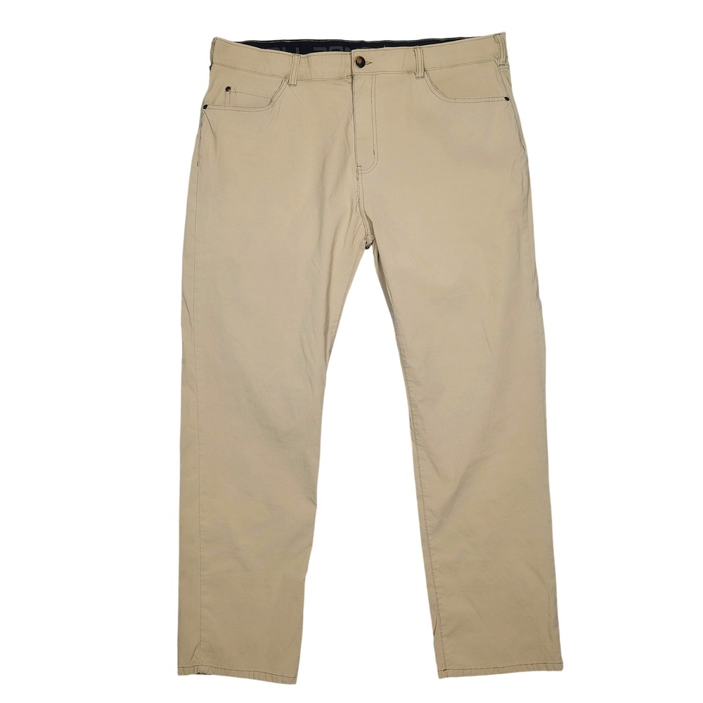 Denali Hiking Pants Mens 40/30 Tan Performance Stretch Solid Nylon Blend